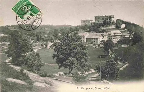 AK / Ansichtskarte  St-Cergue_Saint-Cergue_Nyon_VD et Grand Hotel