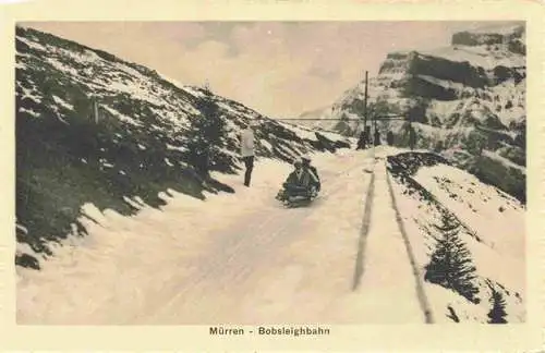 AK / Ansichtskarte  Muerren_BE Bobsleighbahn