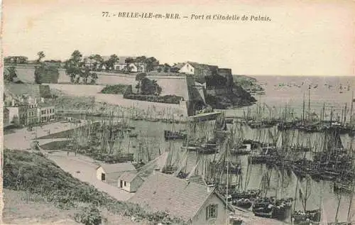 AK / Ansichtskarte  BELLE-ILE-EN-MER_56_Morbihan Port et Citadelle de Palais