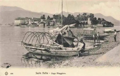 AK / Ansichtskarte  Isola_Bella_Verbano-Cusio-Ossola_Piemont_IT Lago Maggiore Pecheurs