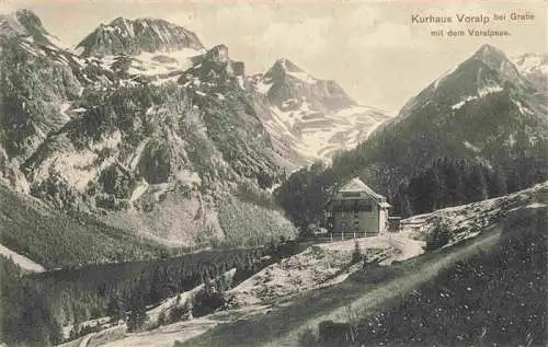 AK / Ansichtskarte  Grabs_SG Kurhaus Voralp mit dem Voralpsee