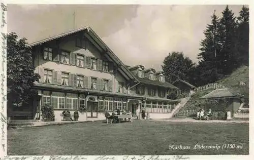 AK / Ansichtskarte  Luedernalp_Napf_BE Kurhaus Luederenalp