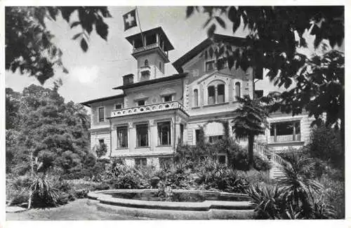 AK / Ansichtskarte  Crocifisso_Lugano_Lago_di_Lugano_TI Hotel Pension Quisisana