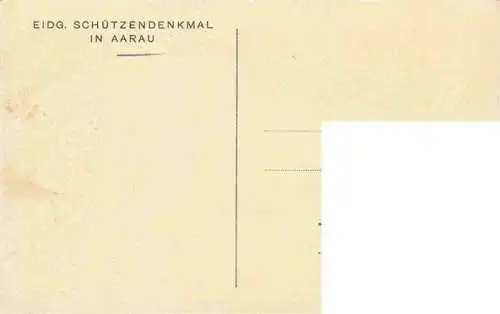 AK / Ansichtskarte  AARAU_AG Eidgen Schuetzendenkmal