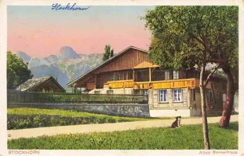AK / Ansichtskarte  Stockhorn_2193m_BE Alters Bernerhaus