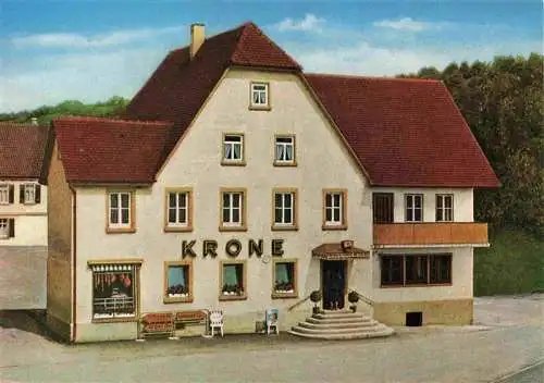 AK / Ansichtskarte  Jagsthausen_Jagst Gasthof Krone