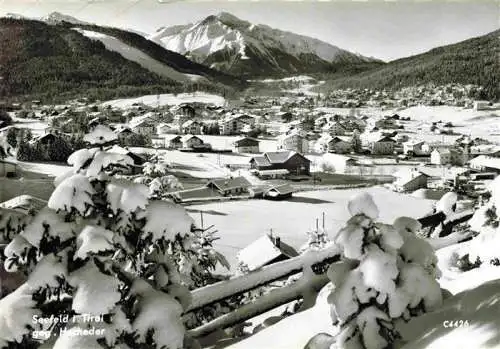 AK / Ansichtskarte  Seefeld_Tirol Winterpanorama mit Hocheder