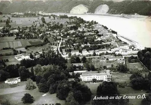 AK / Ansichtskarte 73978008 Aschach_Donau_Oberoesterreich_AT Fliegeraufnahme