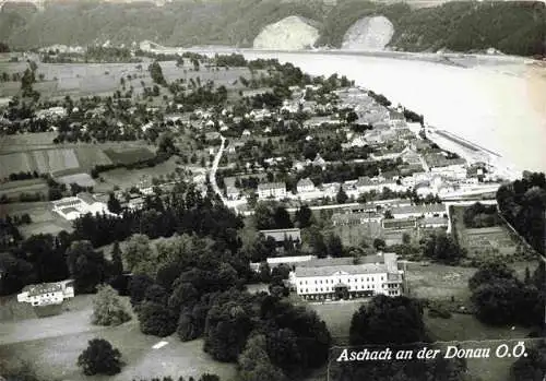 AK / Ansichtskarte  Aschach_Donau_Oberoesterreich_AT Fliegeraufnahme