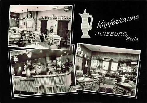 AK / Ansichtskarte 73978034 Duisburg__Ruhr Abendlokal Kupferkanne Gastraeume Bar