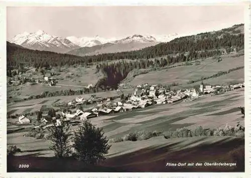 AK / Ansichtskarte  Flims_GR mit den Oberlaenderbergen