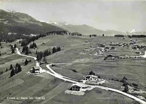AK / Ansichtskarte  Crans-sur-Sierre_VS Fliegeraufnahme