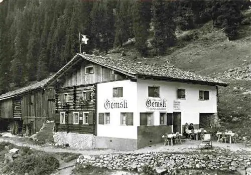 AK / Ansichtskarte  Klosters-Serneus_GR Pension Restaurant Gemsli