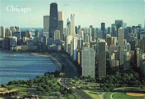 AK / Ansichtskarte 73978280 CHICAGO__Illinois_USA Chicago's Gold Coast on Lake Shore Drive