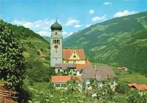 AK / Ansichtskarte  Riffian_Meran_IT Ansicht mit Wallfahrtskirche