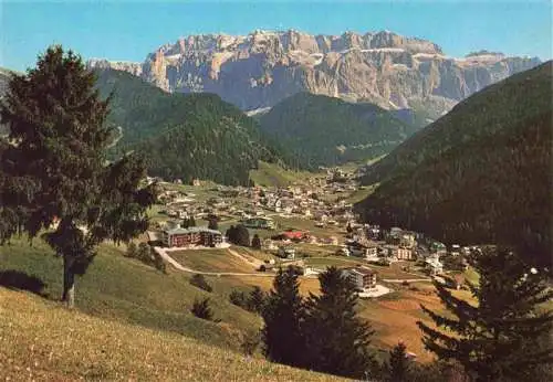 AK / Ansichtskarte 73978294 Selva__Wolkenstein_Val_Gardena_IT Panorama Groednertal gegen Sella Gruppe