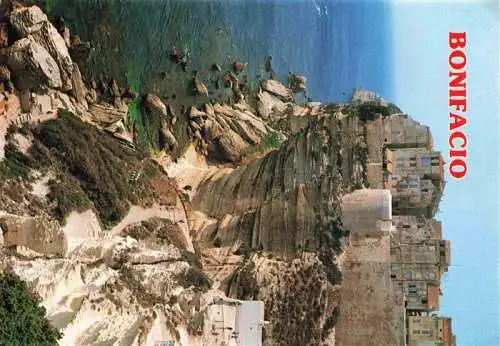 AK / Ansichtskarte  Bonifacio_2A_Corse_du_Sud La vieille ville perché en haut de ses falaises
