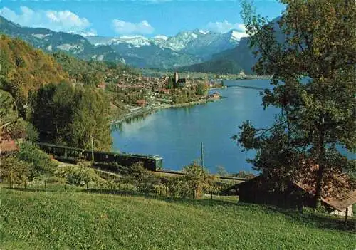 AK / Ansichtskarte  Brienz_Brienzersee_BE Panorama Alpen