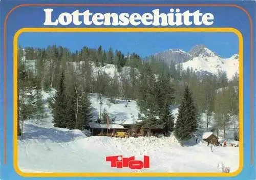 AK / Ansichtskarte  Moesern_Seefeld_Tirol_AT Lottenseehuette Winterlandschaft Alpen Wettersteingebirge