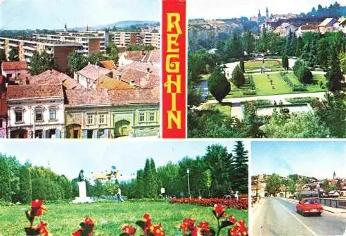 AK / Ansichtskarte  Reghin_RO Teilansichten Park Denkmal