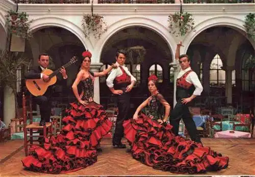 AK / Ansichtskarte  LLORET_DE_MAR_Costa_Brava_ES Ballet Los Flamencos en El Relicario