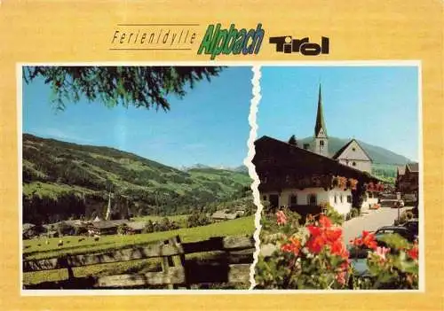 AK / Ansichtskarte 73978386 Alpbach_Tirol_AT Panorama Ortsansicht mit Kirche