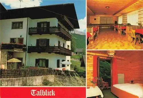 AK / Ansichtskarte  Welschnofen_Suedtirol_IT Gaestehaus Pension Talblick Gastraum Fremdenzimmer