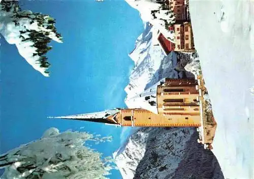 AK / Ansichtskarte  HEILIGENBLUT_Kaernten_AT Ortsansicht mit Kirche Wintersportort Grossglockner-Hochalpenstrasse