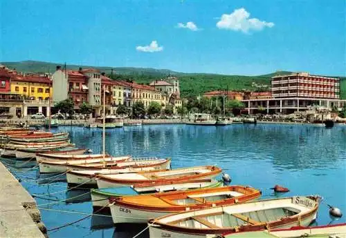 AK / Ansichtskarte 73978464 CRIKVENICA_Croatia Hafen und Hotel International