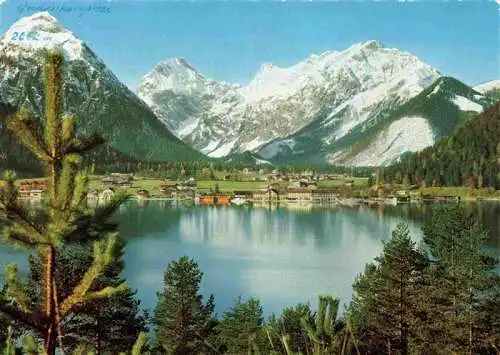 AK / Ansichtskarte 73978477 Achensee_Tirol_AT Panorama Blick gegen Karwendel Huber Karte Nr. 8125