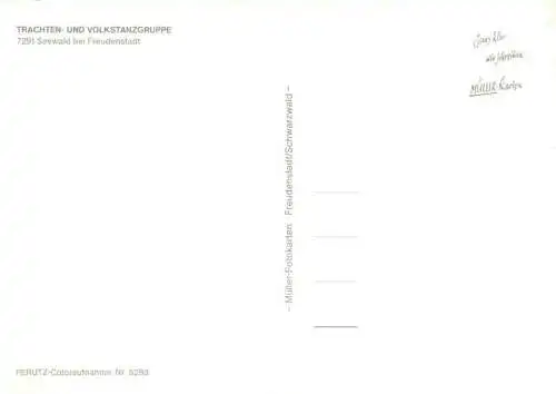 AK / Ansichtskarte  Seewald_Besenfeld Trachten und Volkstanzgruppe