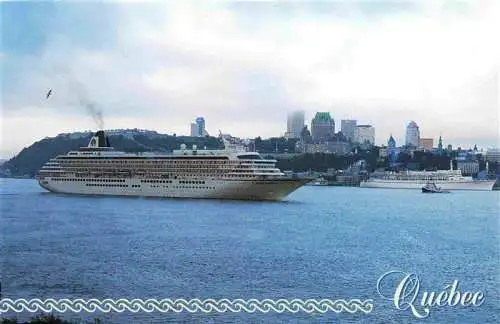 AK / Ansichtskarte  QUEBEC_Canada Bateau de Croisière Crystal Harmony Kreuzfahrtschiff