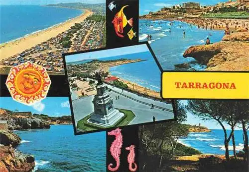 AK / Ansichtskarte 73978507 TARRAGONA_ES Playas de la ciudad Monumento