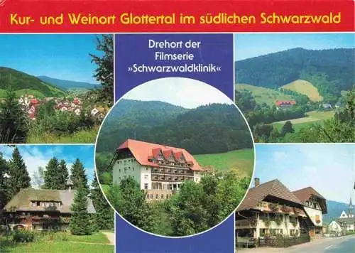 AK / Ansichtskarte  Glottertal Panorama Kur- und Weinort im Schwarzwald Drehort der Filmserie Schwarzwaldklinik