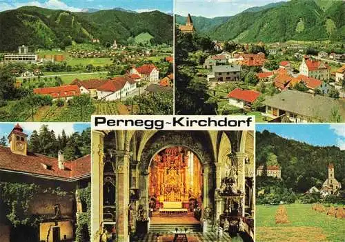 AK / Ansichtskarte  Kirchdorf_Pernegg_Niederoesterreich_AT Panorama Innenansicht Kirche