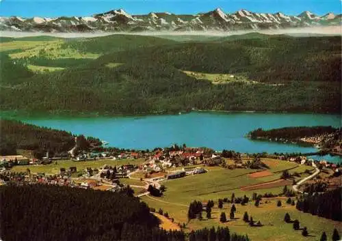 AK / Ansichtskarte  Schluchsee Panorama Hoehenluftkurort mit Schweizer Alpenkette