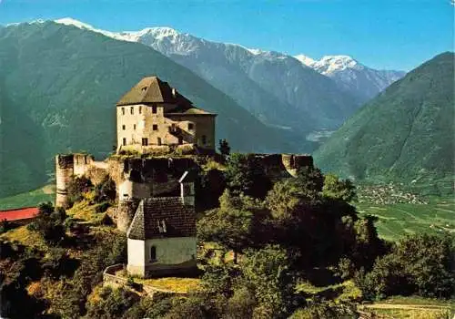 AK / Ansichtskarte  Latsch_Laces_Vinschgau_IT Burg Annenberg Blick gegen Morter und Martelltal