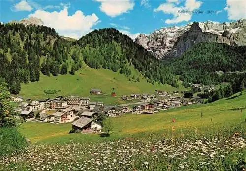 AK / Ansichtskarte 73978883 Wolkenstein_Groeden_Selva_Val_Gardena_Suedtirol_IT Panorama Bergwiesen Dolomiten