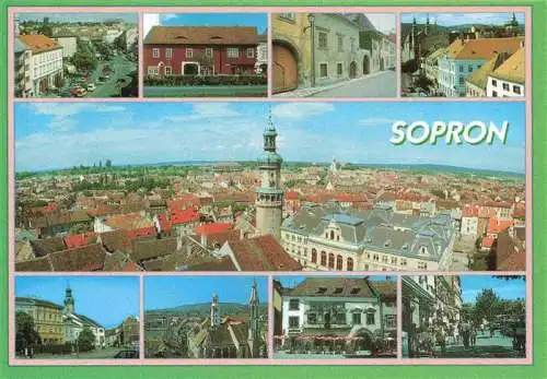 AK / Ansichtskarte 73978934 Sopron_Oedenburg_HU Teilansichten Stadtpanorama