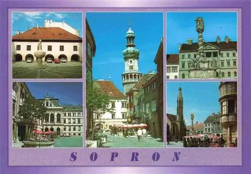 AK / Ansichtskarte  Sopron_Oedenburg_HU Sehenswuerdigkeiten Stadtzentrum