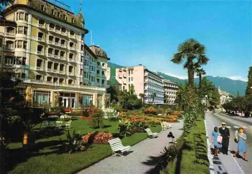 AK / Ansichtskarte  Stresa_Borromeo_Lago_Maggiore_IT Hotels Promenade Hauptstrasse