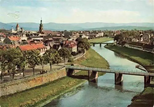 AK / Ansichtskarte  RASTATT Panorama mit der Murg