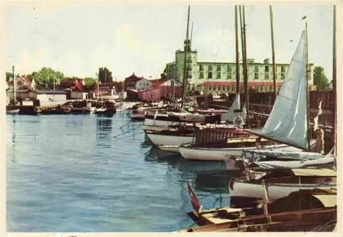 AK / Ansichtskarte  Hornbaek_DK Hafen Segelboote