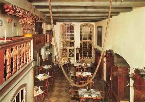 AK / Ansichtskarte 73979007 LueBECK Das Schnabelhaus zu Luebeck Restaurant in historischen Raeumen