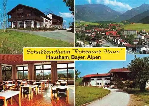 AK / Ansichtskarte  Hausham Schullandheim Rohrauer Haus Panorama Alpen