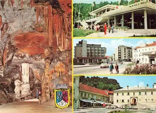 AK / Ansichtskarte  Postojna_Adelsberg_Slovenia Tropfsteinhoehle Teilansichten Stadtzentrum