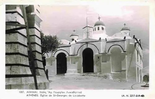 AK / Ansichtskarte 73979059 Athenes_ATHEN_Greece Eglise de St. Georges de Lycabette