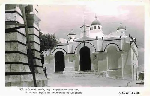 AK / Ansichtskarte  Athenes_ATHEN_Greece Eglise de St. Georges de Lycabette