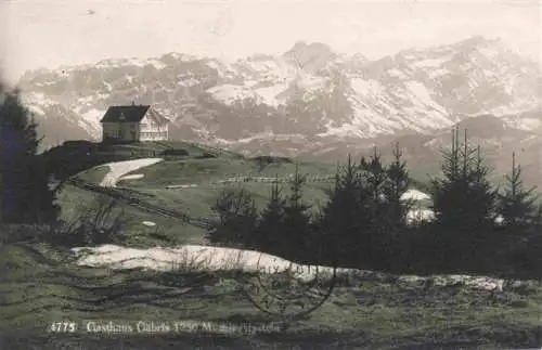 AK / Ansichtskarte  Gaebris_1251m_AR Berggasthaus mit Alpstein