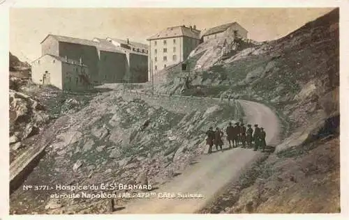 AK / Ansichtskarte  Grand_St_Bernard_VS Hospice du Grand St. Bernard Route Napoléon